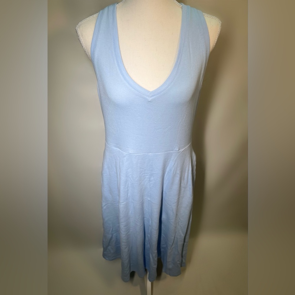 NEW! Periwinkle Fit-and-Flow Summer Dress